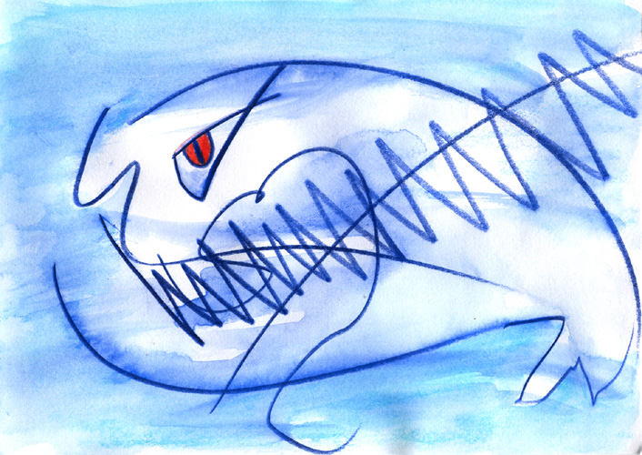 angry fish