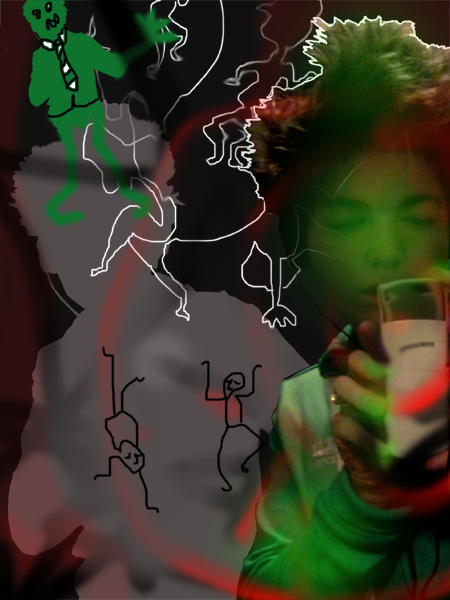 having fun