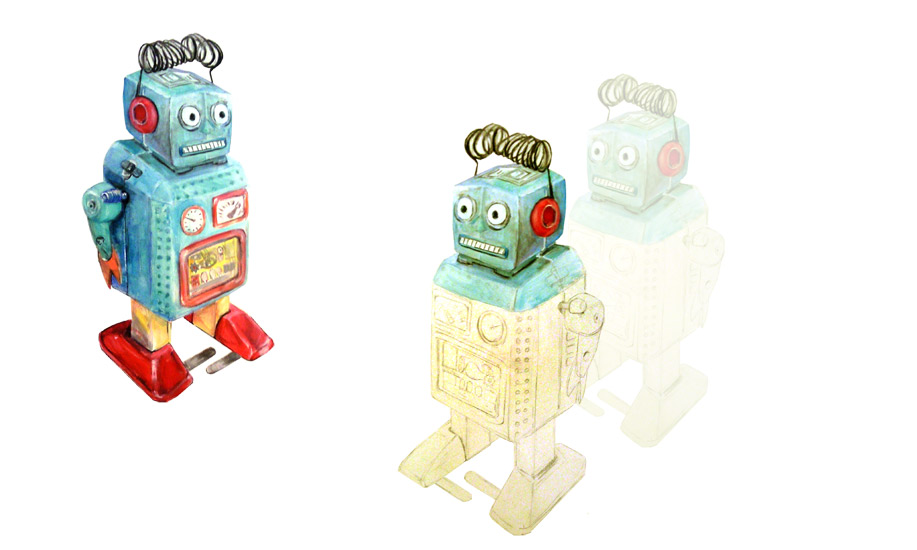psychotic toy robot